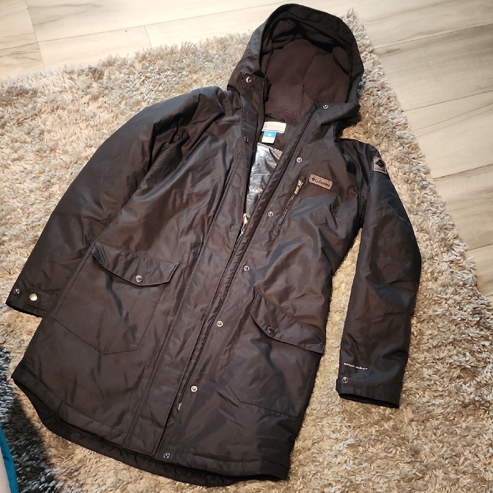 Columbia Women's Black Hooded Coat